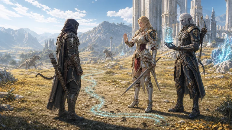 Lineage2AI AI MMORPG projekti illustratsioon 2
