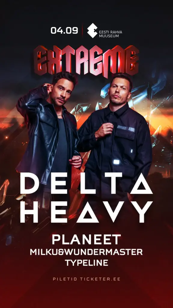 Delta Heavy toob 4. septembril Tartus DnB ERMi