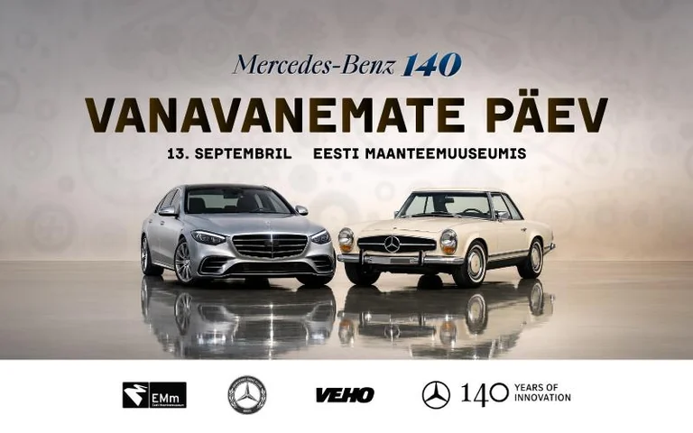 Põlvamaal jõuab Vanavanemate päevale Mercedes-Benzi paraad